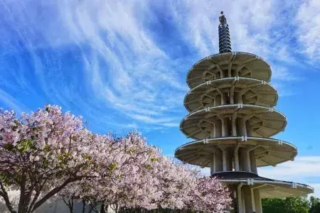 O Pagode da Paz em Japantown